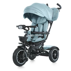 Трехколесный велосипед El Camino Modena ME 1193 Cloud Blue с ручкой, голубой