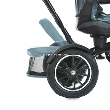 Трехколесный велосипед El Camino Modena ME 1193 Cloud Blue с ручкой, голубой фото 28