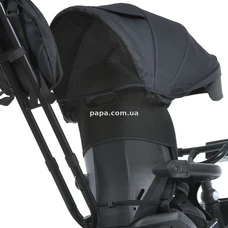 Трехколесный велосипед El Camino Modena ME 1193 Dark Gray с ручкой, графитовый фото 22