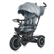 Трехколесный велосипед El Camino Modena ME 1193 Gray с ручкой, серый