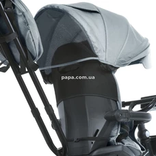 Трехколесный велосипед El Camino Modena ME 1193 Gray с ручкой, серый фото 18