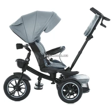 Трехколесный велосипед El Camino Modena ME 1193 Gray с ручкой, серый фото 37