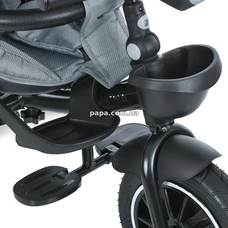 Трехколесный велосипед El Camino Modena ME 1193 Gray с ручкой, серый фото 63