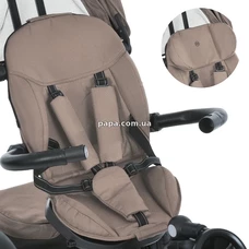 Велосипед с родительской ручкой El Camino Modena ME 1193 Beige Praline, бежевый фото 32