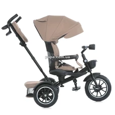 Велосипед с родительской ручкой El Camino Modena ME 1193 Beige Praline, бежевый фото 21