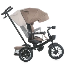 Велосипед с родительской ручкой El Camino Modena ME 1193 Beige Praline, бежевый фото 41