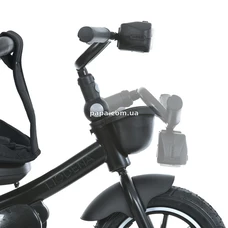 Велосипед с родительской ручкой El Camino Modena ME 1193 Black, черный фото 32