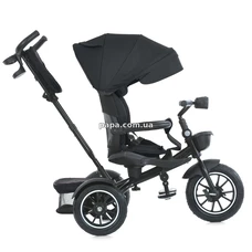 Велосипед с родительской ручкой El Camino Modena ME 1193 Black, черный фото 21