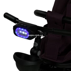 Велосипед с родительской ручкой El Camino Modena ME 1193 Purple, пурпурный фото 32