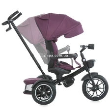 Велосипед с родительской ручкой El Camino Modena ME 1193 Purple, пурпурный фото 41