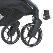 Прогулочная коляска El Camino Beya ME 1127-G Black Leo черная фото 16