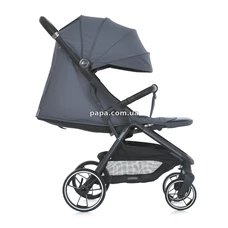Прогулочная коляска El Camino Beya ME 1127-S Midnight Gray серая фото 37