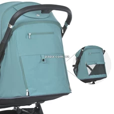 Прогулочная коляска El Camino Beya ME 1127-S Mineral Blue синяя фото 54