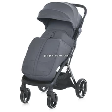 Прогулочная коляска El Camino Beya ME 1127-B Midnight Gray серая фото 14