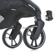 Прогулочная коляска El Camino Beya ME 1127-B Midnight Gray серая фото 11