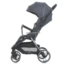 Прогулочная коляска El Camino Beya ME 1127-B Midnight Gray серая фото 37