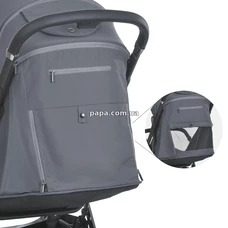 Прогулочная коляска El Camino Beya ME 1127-B Midnight Gray серая фото 54