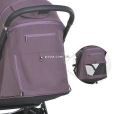 Прогулочная коляска El Camino Beya ME 1127-B Vintage Plum бордо фото 54