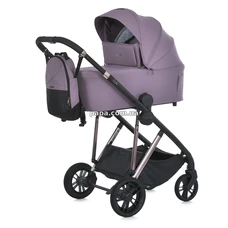 Универсальная коляска 2 в 1 El Camino Coil ME 1190 Grape Pink розовая, люлька, прогулочный блок