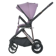 Универсальная коляска 2 в 1 El Camino Coil ME 1190 Grape Pink розовая, люлька, прогулочный блок фото 41