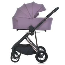 Универсальная коляска 2 в 1 El Camino Coil ME 1190 Grape Pink розовая, люлька, прогулочный блок фото 54