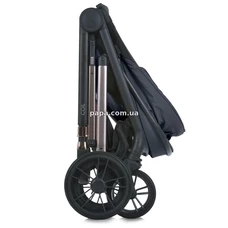 Универсальная коляска 2 в 1 El Camino Coil ME 1190 Asphalt Gray серая, люлька, прогулочный блок фото 32