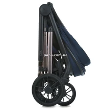 Универсальная коляска 2 в 1 El Camino Coil ME 1190 Iris Blue синяя, люлька, прогулочный блок фото 32