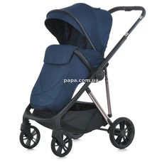 Универсальная коляска 2 в 1 El Camino Coil ME 1190 Iris Blue синяя, люлька, прогулочный блок фото 37