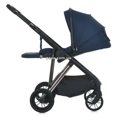 Универсальная коляска 2 в 1 El Camino Coil ME 1190 Iris Blue синяя, люлька, прогулочный блок фото 41