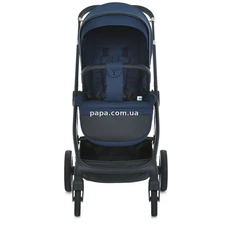 Универсальная коляска 2 в 1 El Camino Coil ME 1190 Iris Blue синяя, люлька, прогулочный блок фото 71