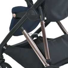 Универсальная коляска 2 в 1 El Camino Coil ME 1190 Iris Blue синяя, люлька, прогулочный блок фото 86