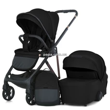 Универсальная коляска 2 в 1 El Camino Coil ME 1190 Jet Black черная, люлька, прогулочный блок фото 14