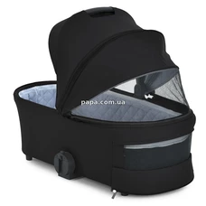 Универсальная коляска 2 в 1 El Camino Coil ME 1190 Jet Black черная, люлька, прогулочный блок фото 15