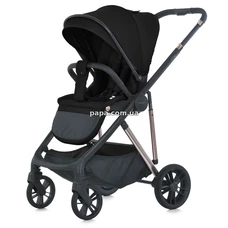 Универсальная коляска 2 в 1 El Camino Coil ME 1190 Jet Black черная, люлька, прогулочный блок фото 21