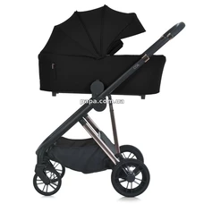 Универсальная коляска 2 в 1 El Camino Coil ME 1190 Jet Black черная, люлька, прогулочный блок фото 54