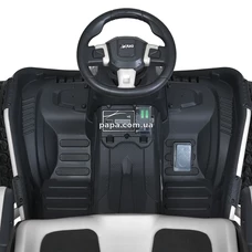 Детский электрокарт M 6029 EBLR-1 (24V) белый, 4 мотора, пульт управления фото 22