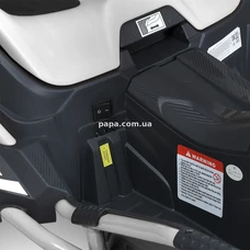 Детский электрокарт M 6029 EBLR-1 (24V) белый, 4 мотора, пульт управления фото 20