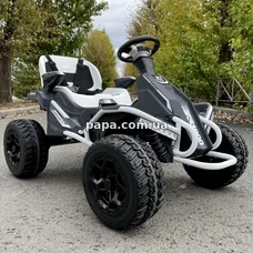 Детский электрокарт M 6029 EBLR-1 (24V) белый, 4 мотора, пульт управления фото 37