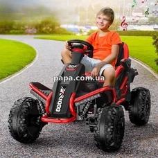 Детский электрокарт M 6029 EBLR-3 (24V) красный, 4 мотора, пульт управления фото 14