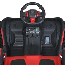 Детский электрокарт M 6029 EBLR-3 (24V) красный, 4 мотора, пульт управления фото 16