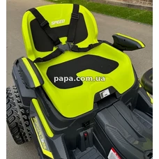 Детский электрокарт M 6029 EBLR-5 (24V) зеленый, 4 мотора, пульт управления фото 16