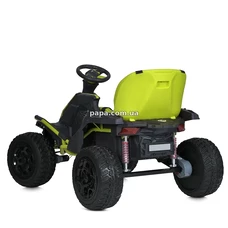 Детский электрокарт M 6029 EBLR-5 (24V) зеленый, 4 мотора, пульт управления фото 18
