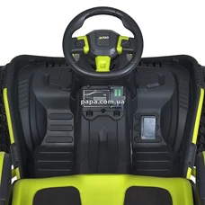 Детский электрокарт M 6029 EBLR-5 (24V) зеленый, 4 мотора, пульт управления фото 22