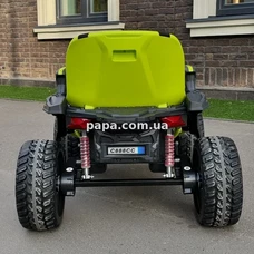Детский электрокарт M 6029 EBLR-5 (24V) зеленый, 4 мотора, пульт управления фото 54