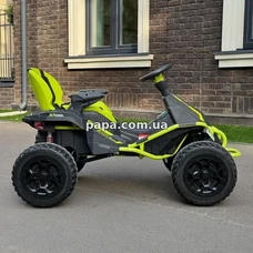 Детский электрокарт M 6029 EBLR-5 (24V) зеленый, 4 мотора, пульт управления фото 63