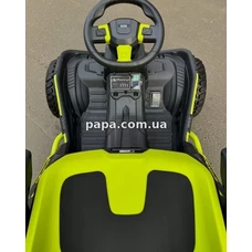 Детский электрокарт M 6029 EBLR-5 (24V) зеленый, 4 мотора, пульт управления фото 92