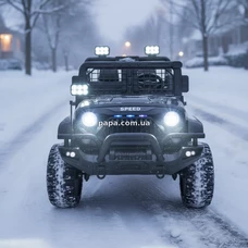 Двухместный детский электромобиль джип M 6270 EBLR-2 (24V) черный, пульт управления фото 21
