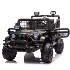 Двухместный детский электромобиль джип M 6270 EBLR-2 (24V) черный, пульт управления фото 63