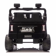 Двухместный детский электромобиль джип M 6270 EBLR-2 (24V) черный, пульт управления фото 92