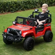 Двухместный детский электромобиль джип M 6270 EBLR-3 (24V) красный, пульт управления фото 14